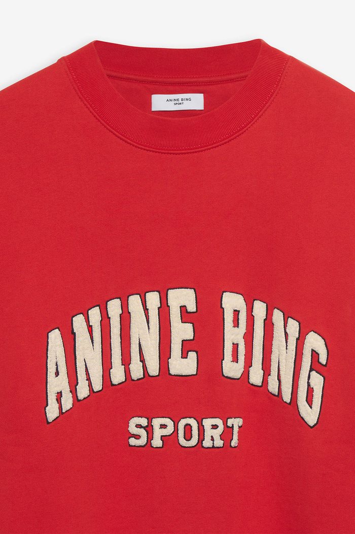 Anine Bing - Tyler Sweatshirt in Red