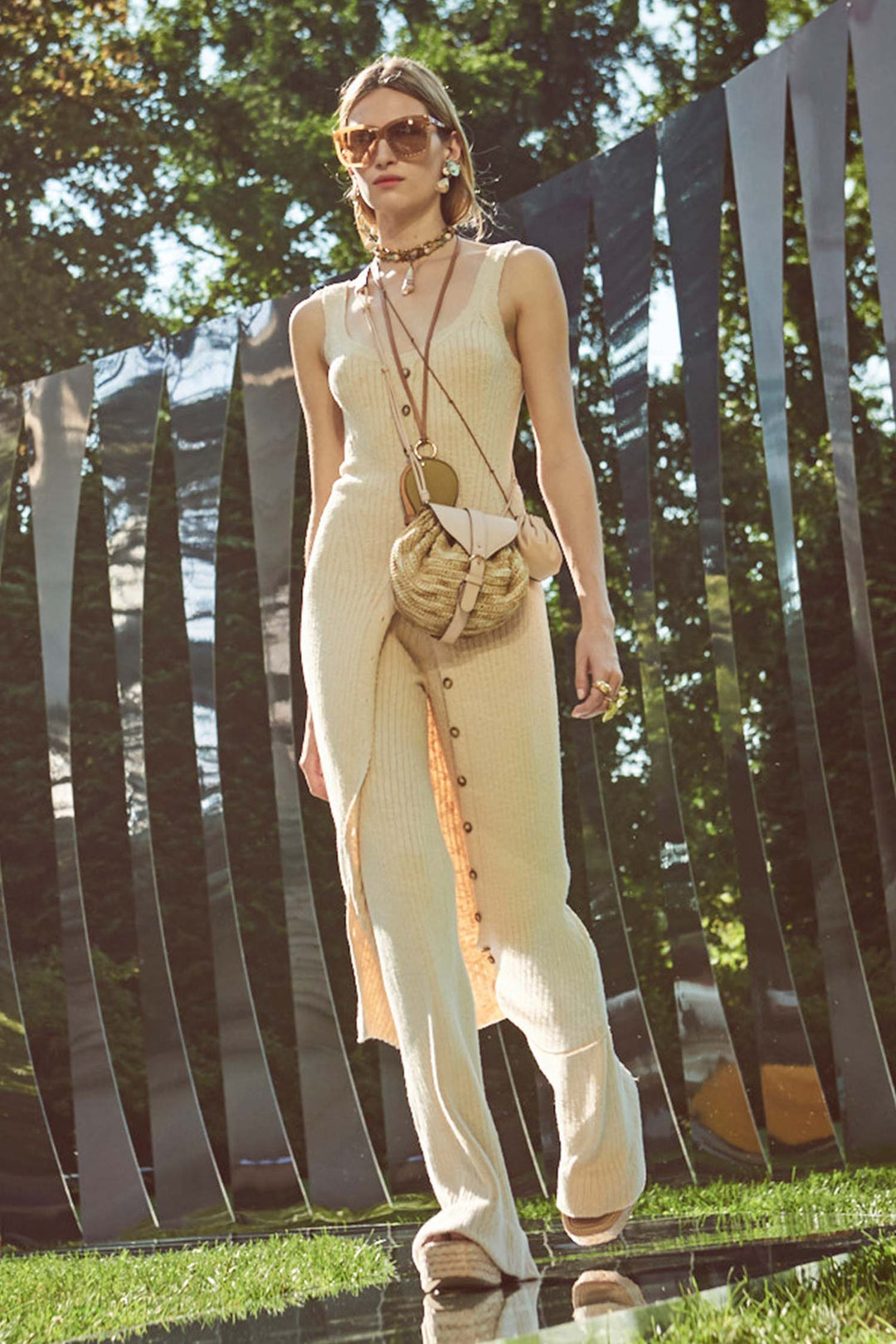Ulla Johnson - Paloma Ruched Crossbody in Natural Accessories