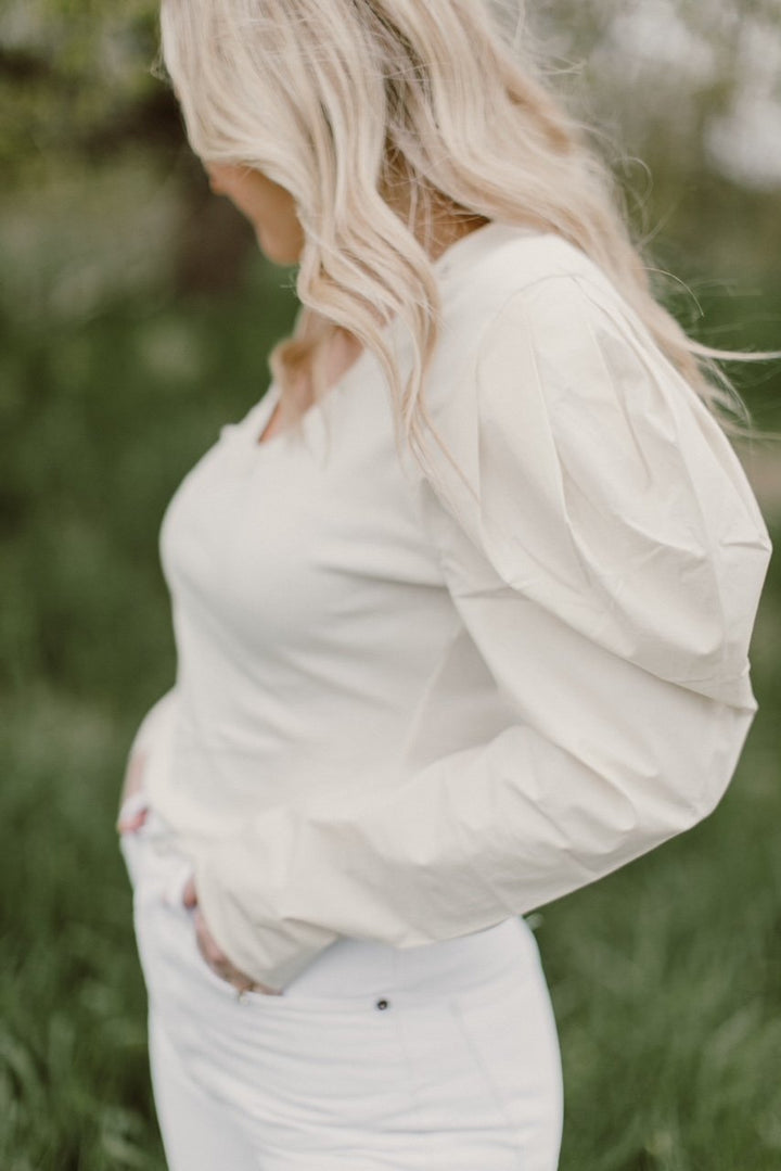 Ulla Johnson - Flynn Top in Blanc Tops