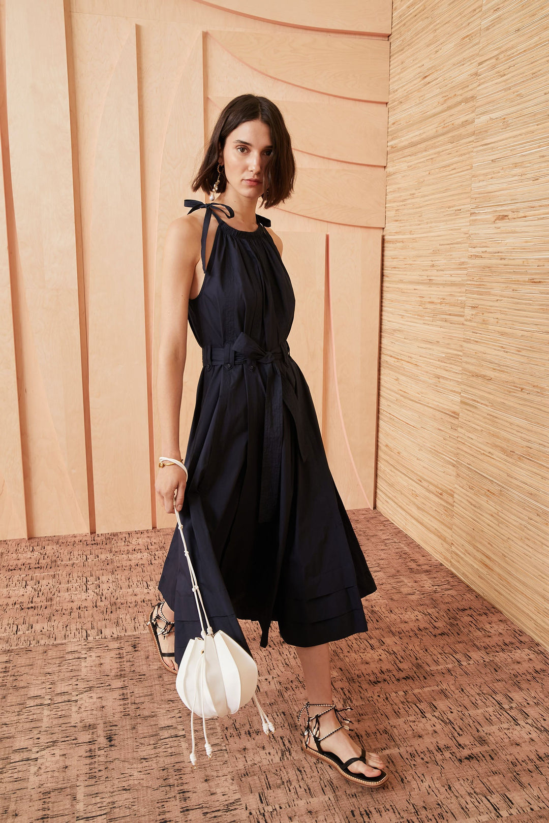 ulla johnson cotton dress Ulla Johnson Emmalina Midi Dress | Blue | Size 4