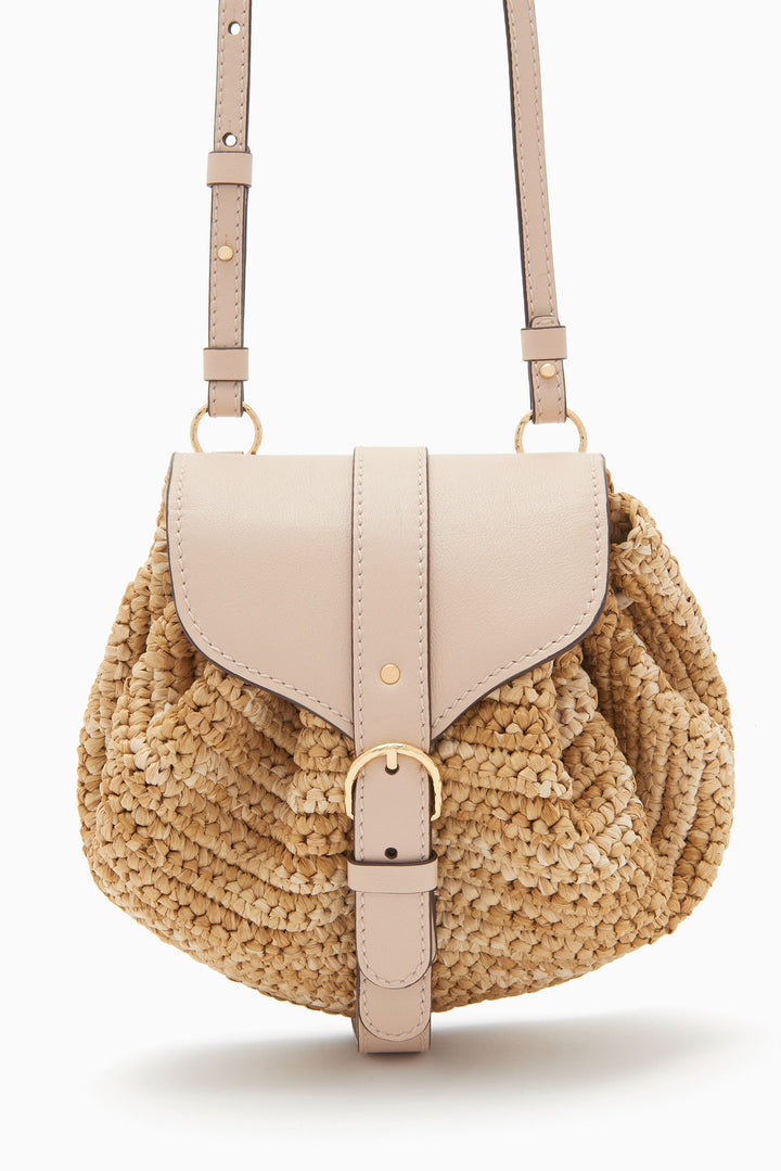 Ulla Johnson - Paloma Ruched Crossbody in Natural Accessories
