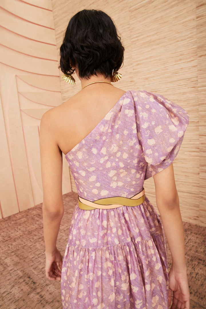 Ulla Johnson - Athena Dress in Lavender Handprint Dot