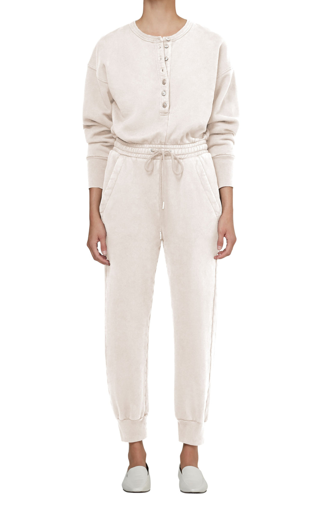 Citizens of Humanity - Loulou Fleece Jumpsuit in Travertine