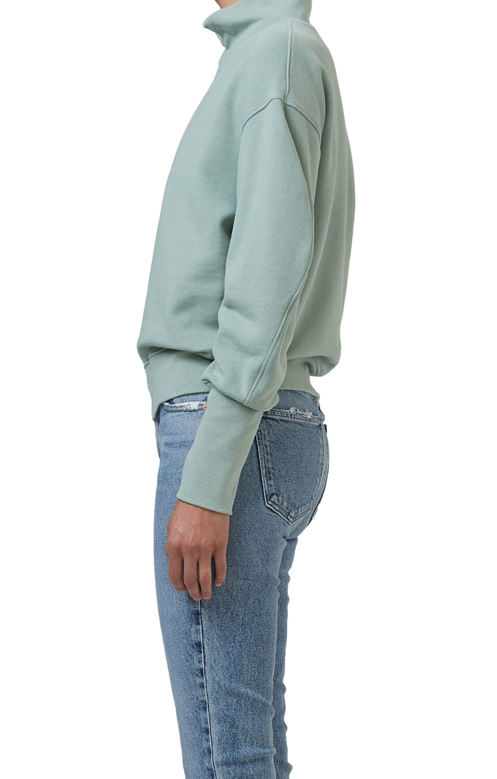 Citizens of Humanity - Melia Mock Neck Sweater in Eucalyptus