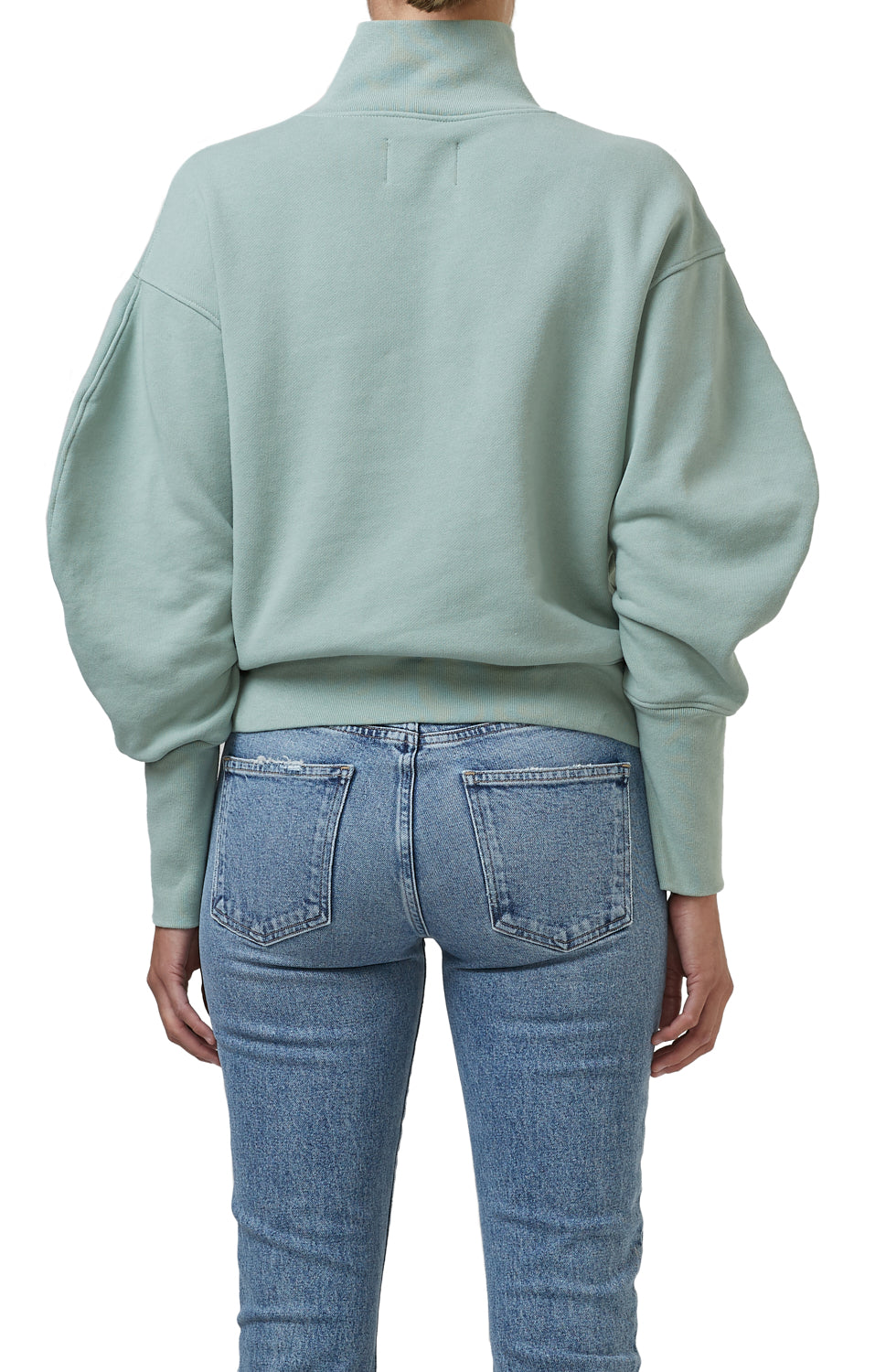 Citizens of Humanity - Melia Mock Neck Sweater in Eucalyptus