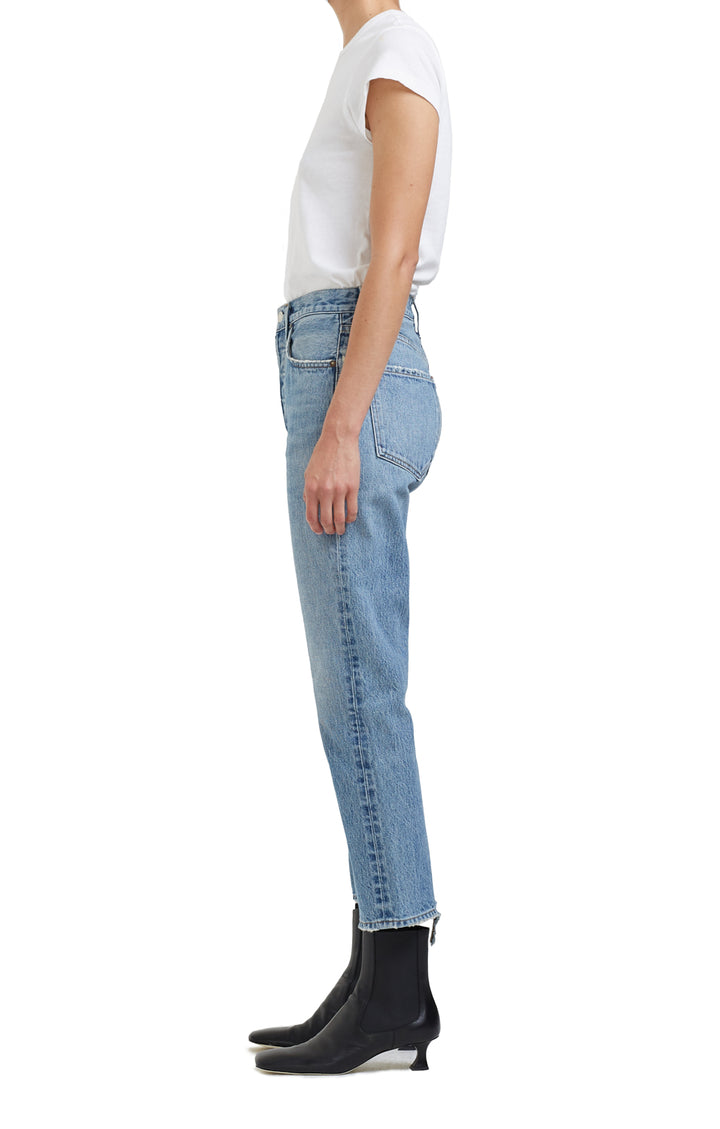 AGoldE - Riley Crop High Rise Crop Jeans in Endless