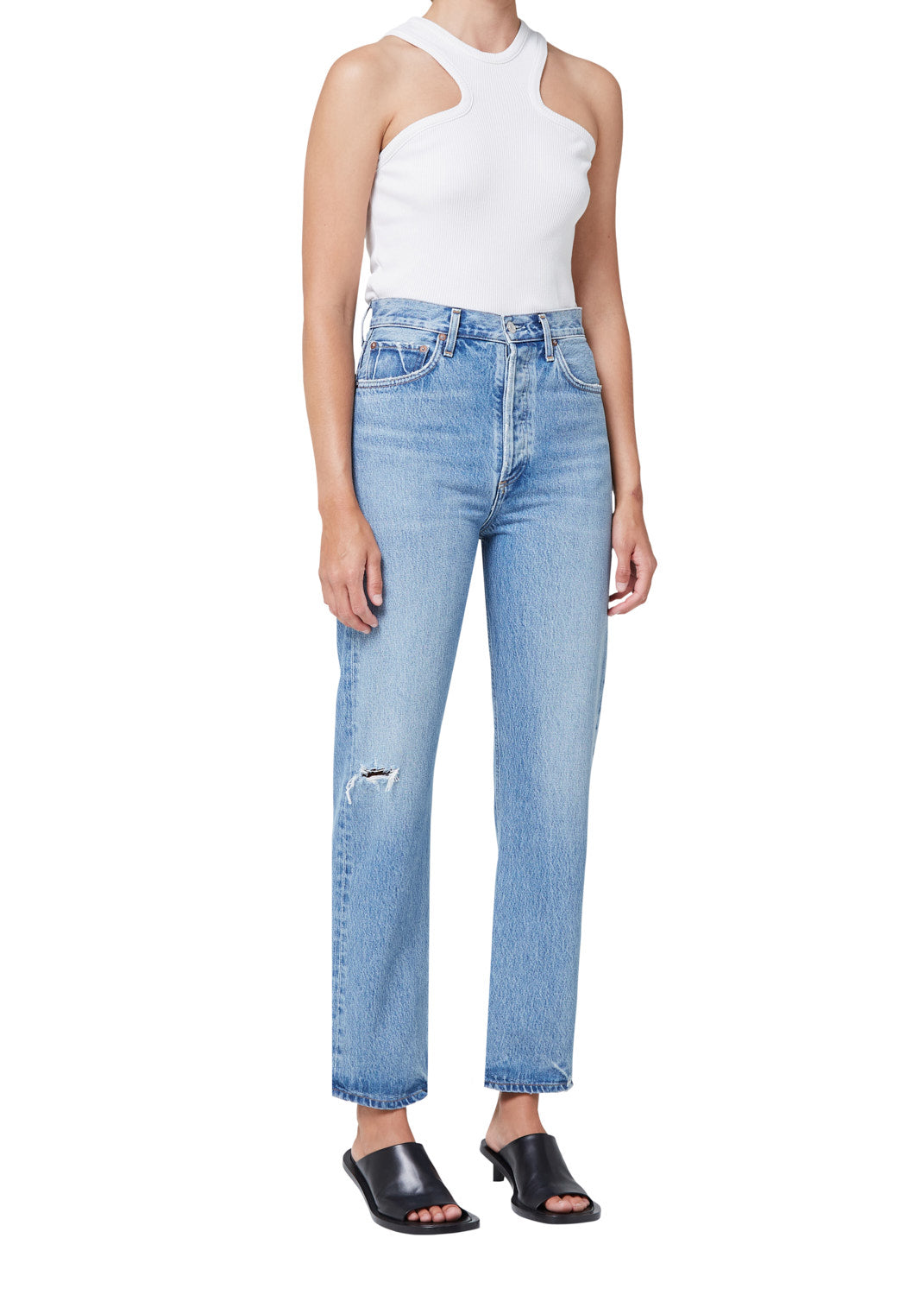 AGOLDE - 90's Pinch Waist in Abstract Denim