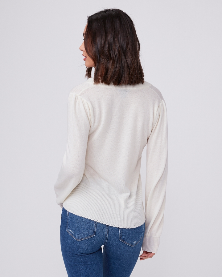 Paige - Valeria Sweater in Ivory