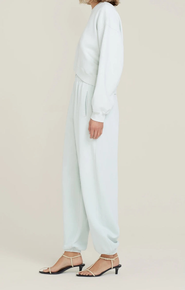AGOLDE - Chevron Sweatshirt in Vanilla Mint