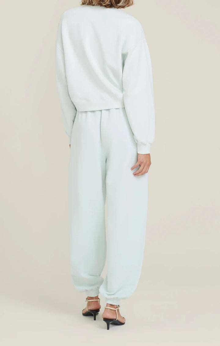 AGOLDE - Chevron Sweatshirt in Vanilla Mint