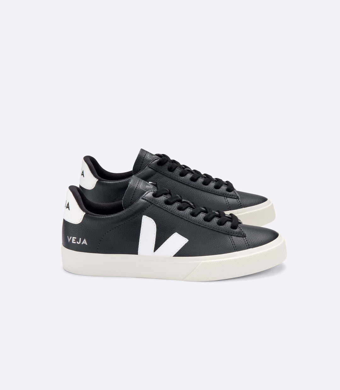 Veja - Campo Chromefree Sneakers in Black White Shoes