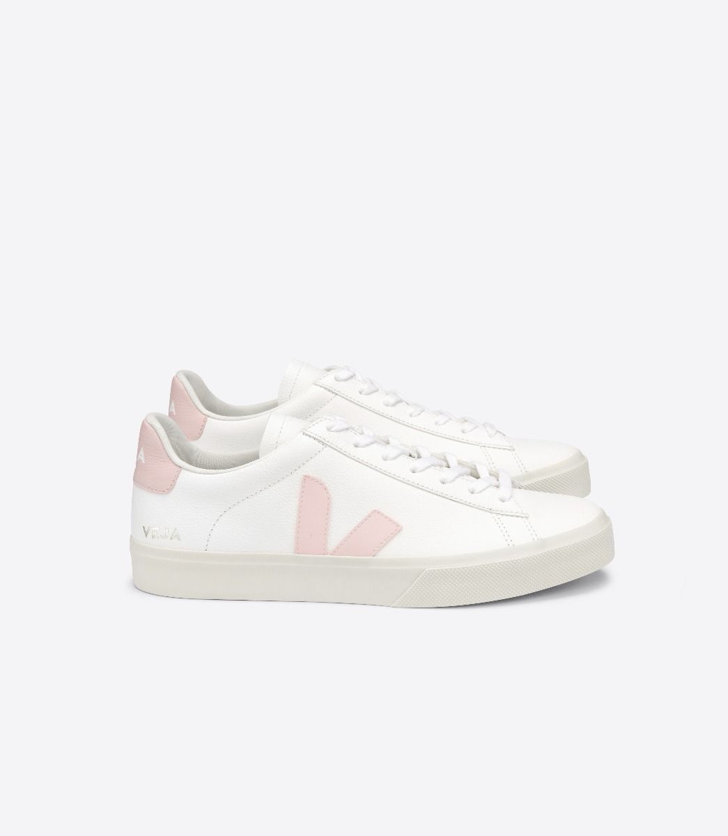 Veja - Campo Chromefree in Extra White Petale Shoes