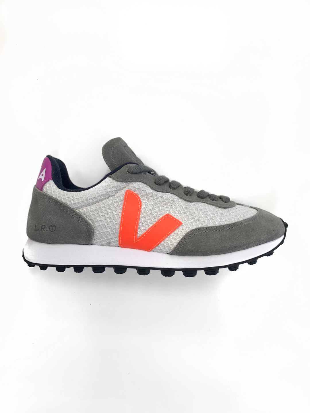 Veja Riobranco Hexamesh Gravel Orange-Fluo Ultraviolet Shoes