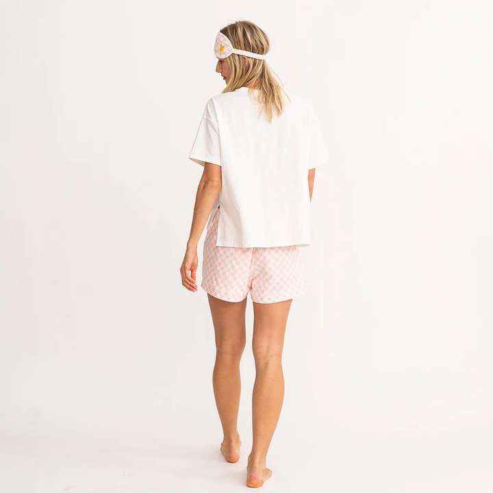 Kerri Rosenthal - Veronica Pajama Set in Check Blossom