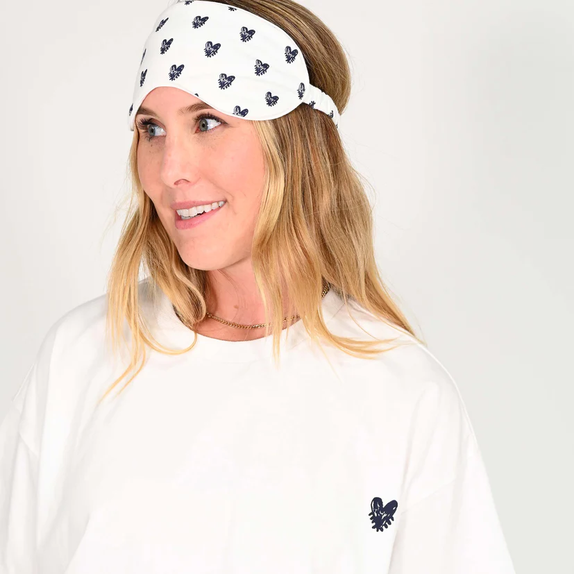 Kerri Rosenthal - Veronica Pajama Set Pop Heart Oatmilk