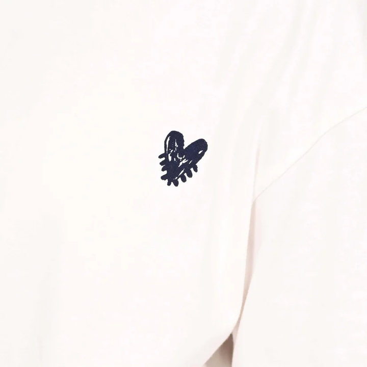Kerri Rosenthal - Veronica Pajama Set Pop Heart Oatmilk