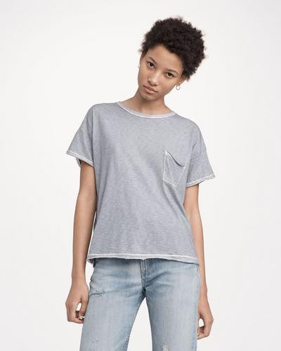 Rag and bone vintage crew sale with pocket
