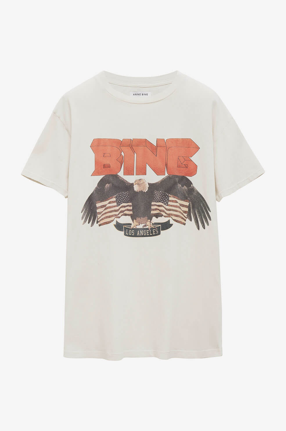 Anine Bing - Vintage Bing Tee in Vintage White – Blond Genius