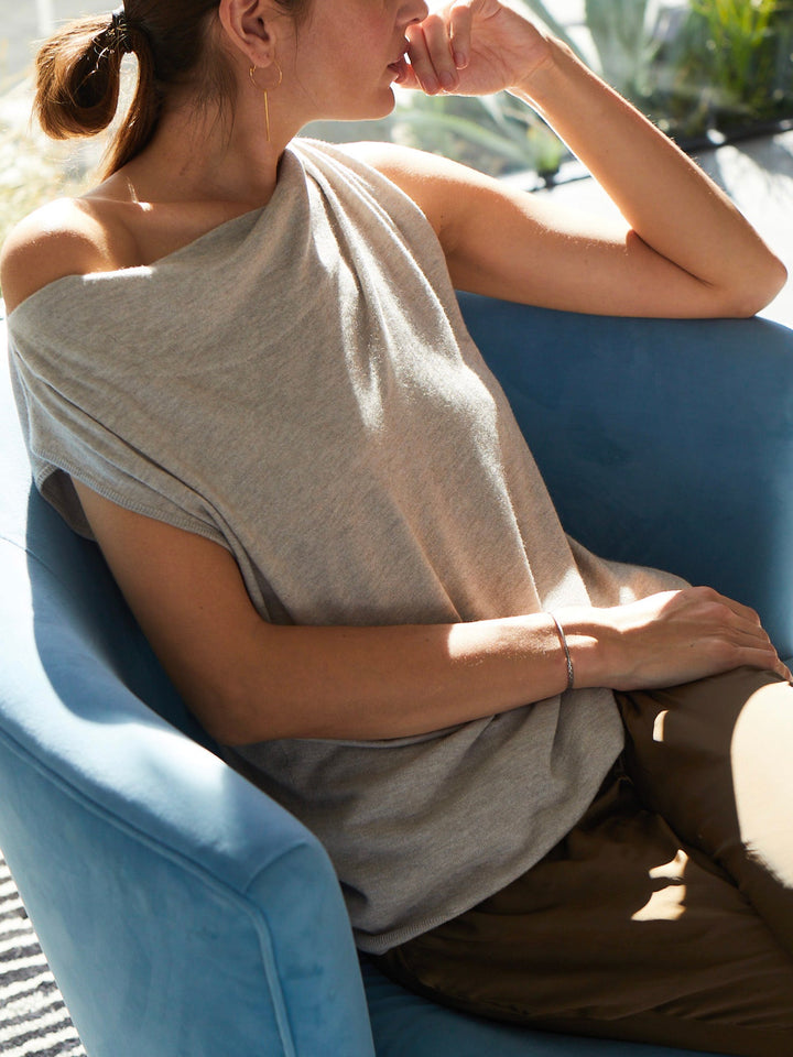 Brochu Walker - Vos Top in Light Chia Melange