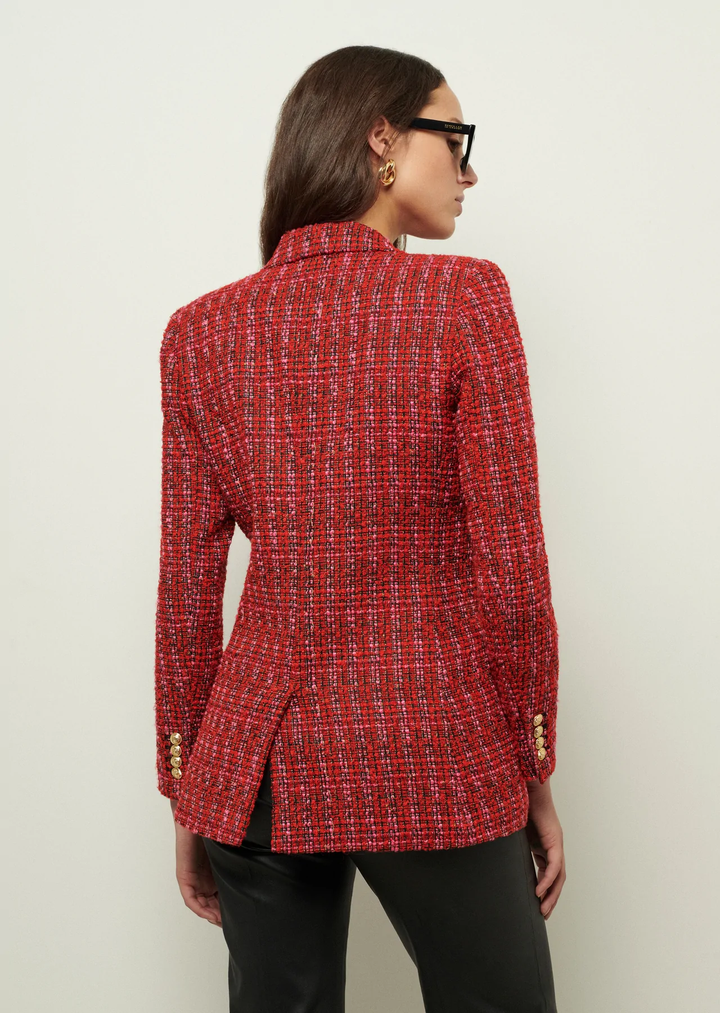 Derek Lam 10 Crosby - Walter Double-Breasted Jacket In Red Multi