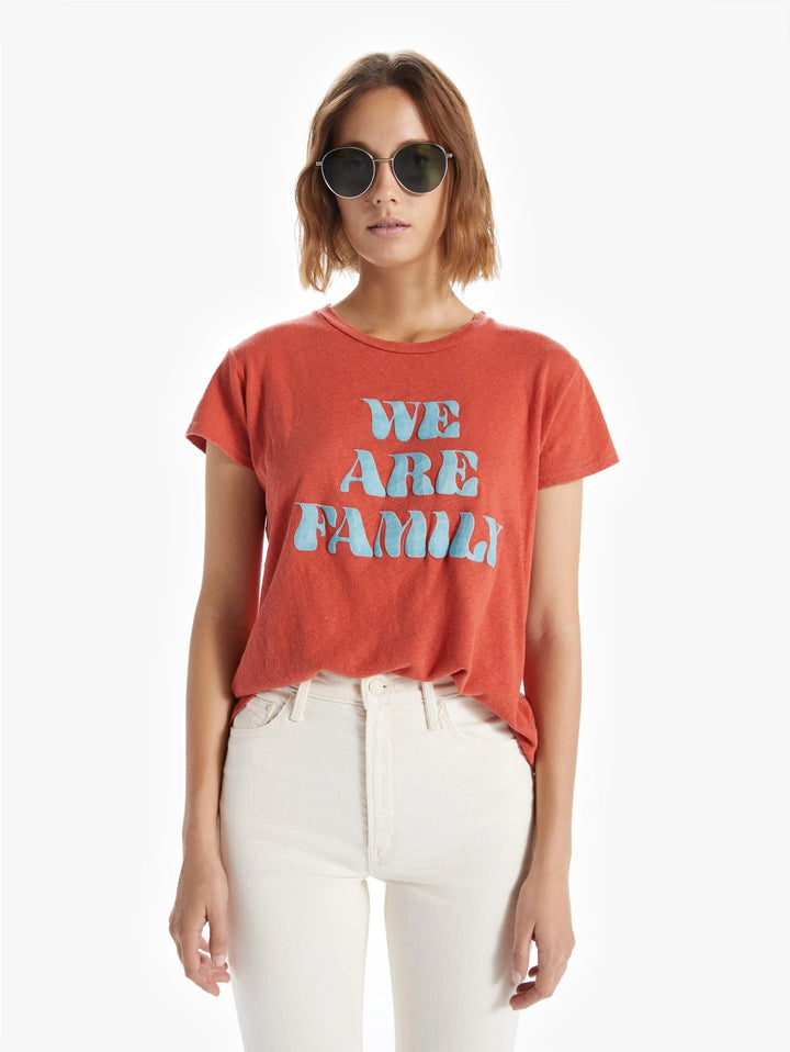 Mother - The Sinful Crewneck Tee in We Are Family