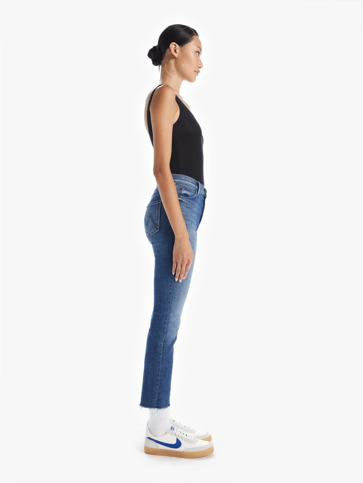 Mother Denim - Mid Rise Dazzler Crop Fray in We're All in This Together