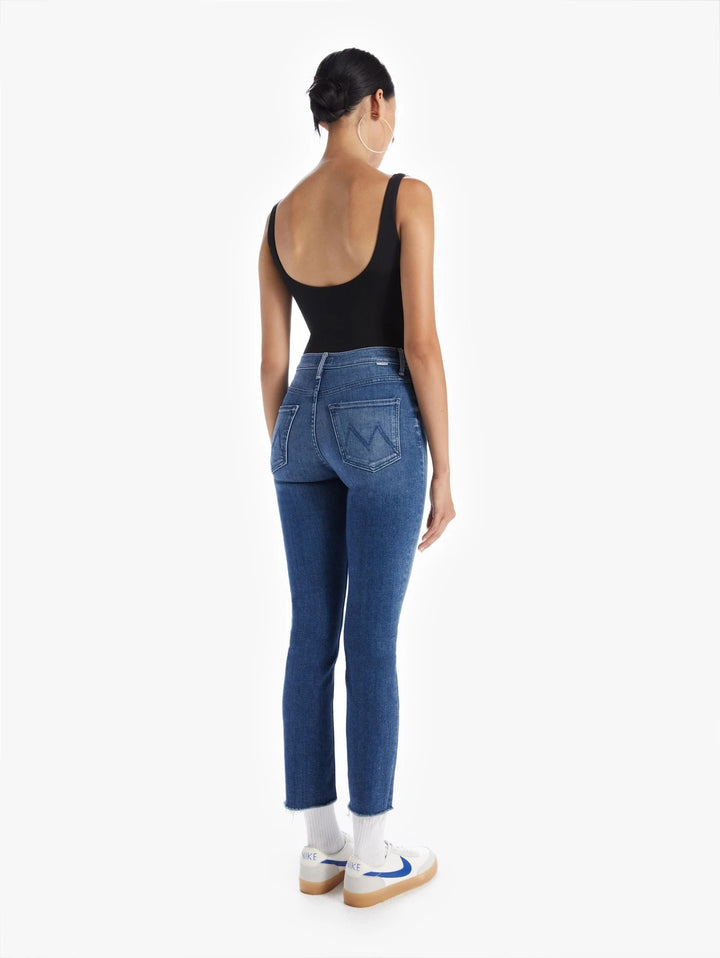 Mother Denim - Mid Rise Dazzler Crop Fray in We're All in This Together