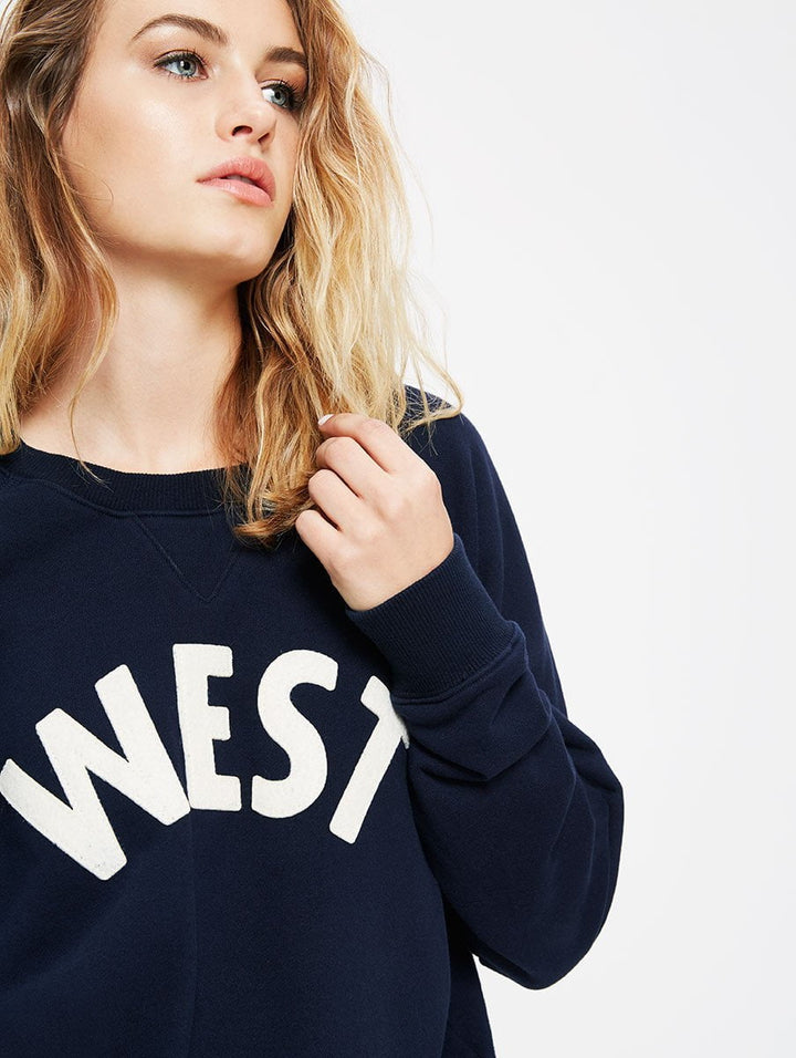 Mother Denim The Square "West" Sweatshirt at Blond Genius - 1