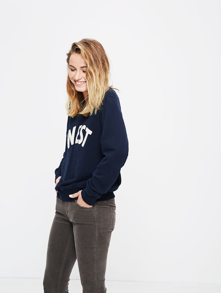 Mother Denim The Square "West" Sweatshirt at Blond Genius - 2