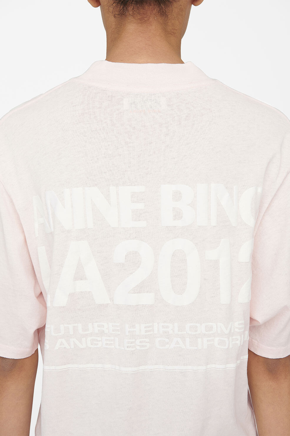 Anine Bing - Wes Tee Bing LA in Washed Pink