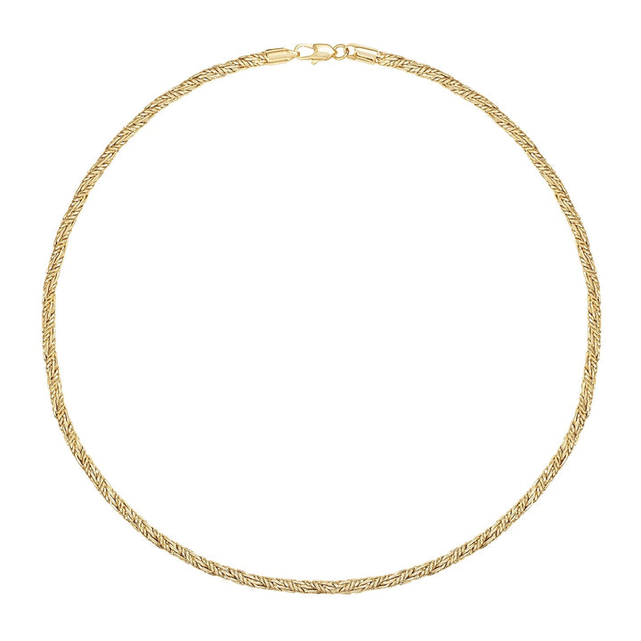 Alexa Leigh - 20" Wheat Chain Necklace in Yellow Gold