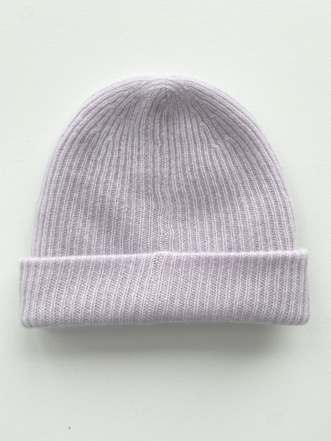 White + Warren - Plush Rib Beanie in Silver Iris