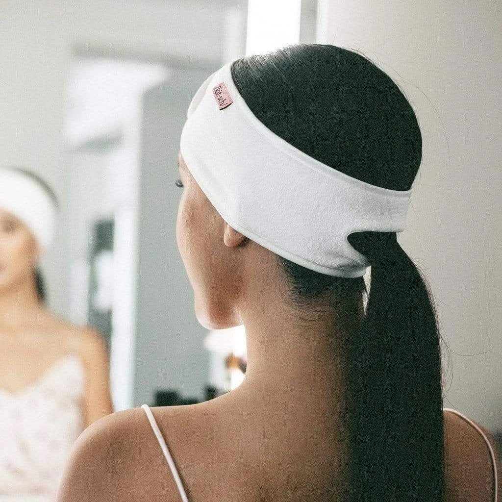Kitsch - Microfiber Spa Headband in White