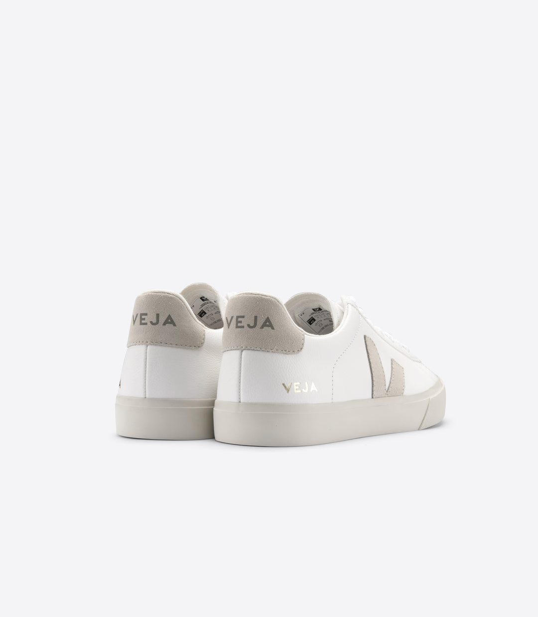 Veja - Campo Chromefree Sneakers in Extra-White Natural-Suede