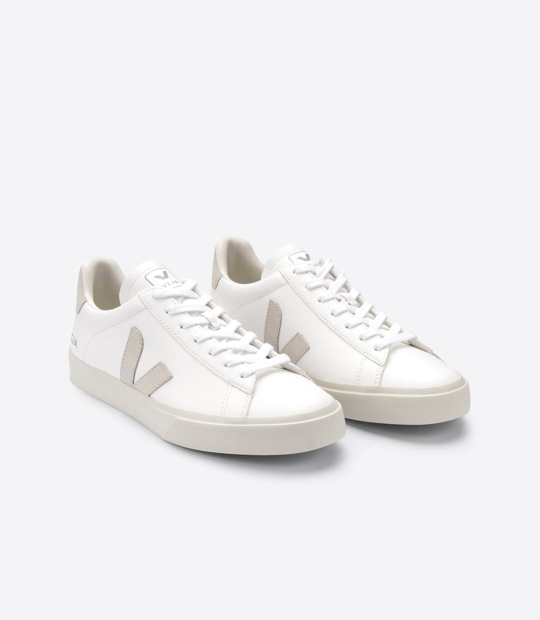 Veja - Campo Chromefree Sneakers in Extra-White Natural-Suede