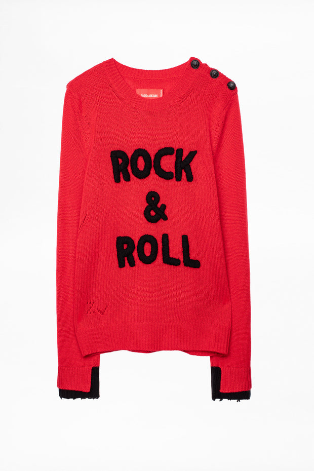 ZADIG u0026 VOLTAIRE - Delly C Rock Sweater in Passion | Blond Genius