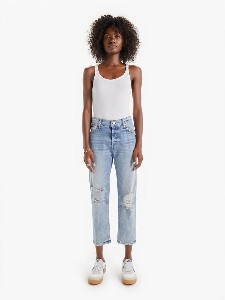 Mother Denim - The Scrapper Ankle Jeans in Wicked Wild Calling Denim