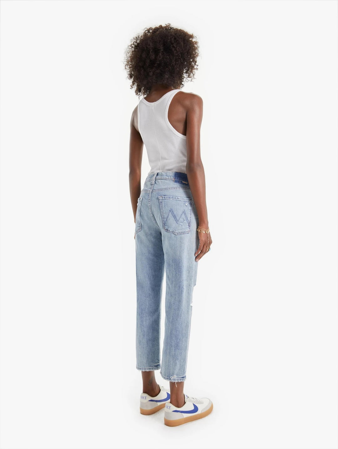 Mother Denim - The Scrapper Ankle Jeans in Wicked Wild Calling
