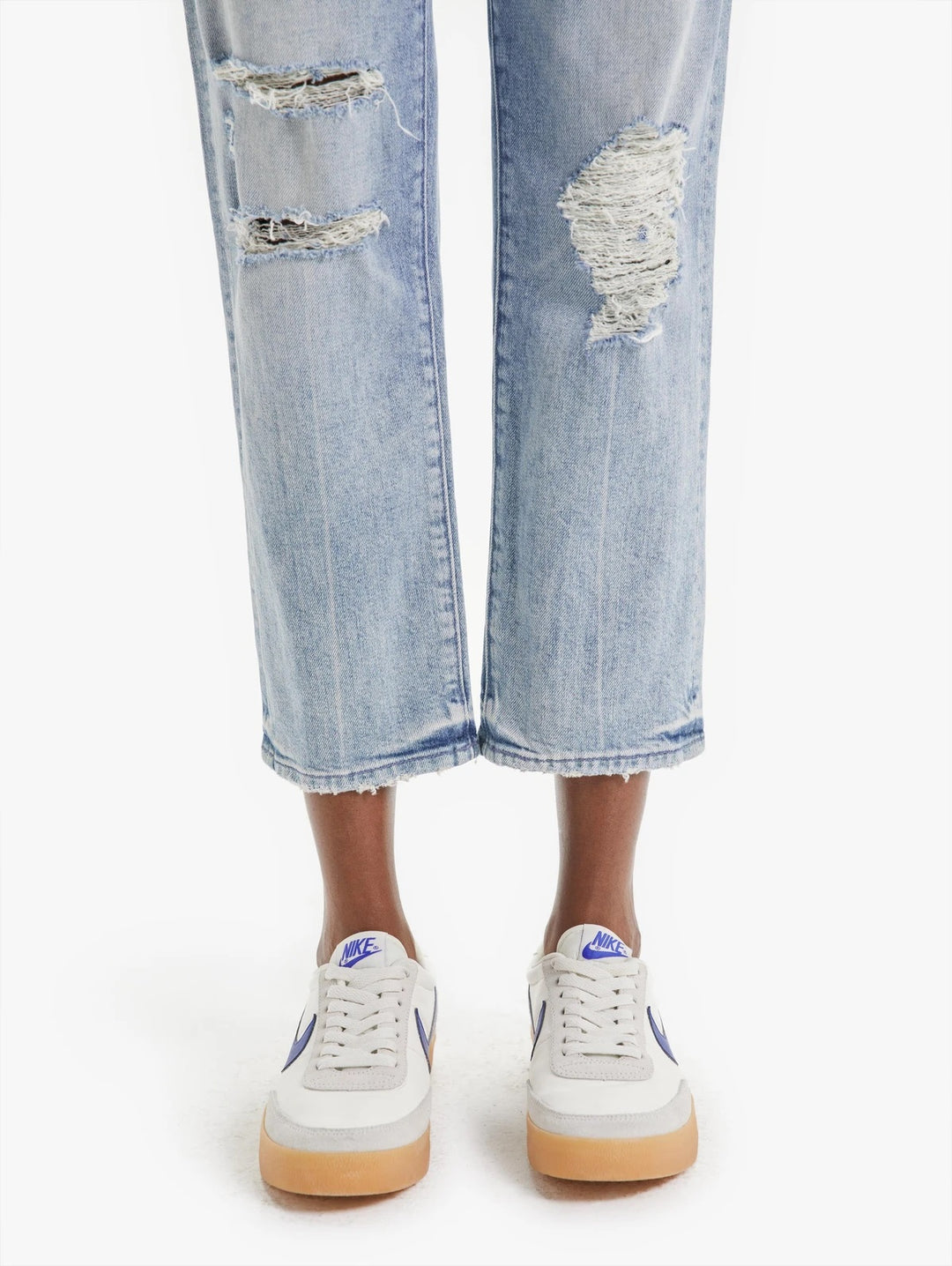 Mother Denim - The Scrapper Ankle Jeans in Wicked Wild Calling