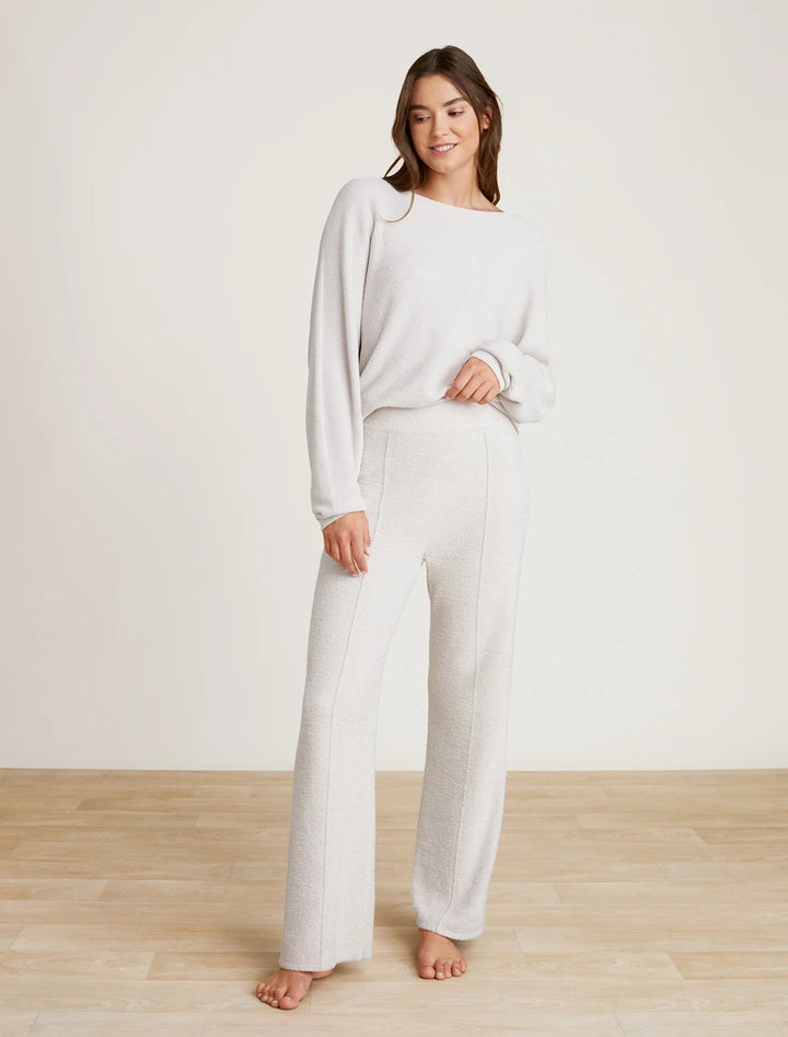 Barefoot Dreams - CozyChic Lite Wide Leg Seamed Pant in Almond