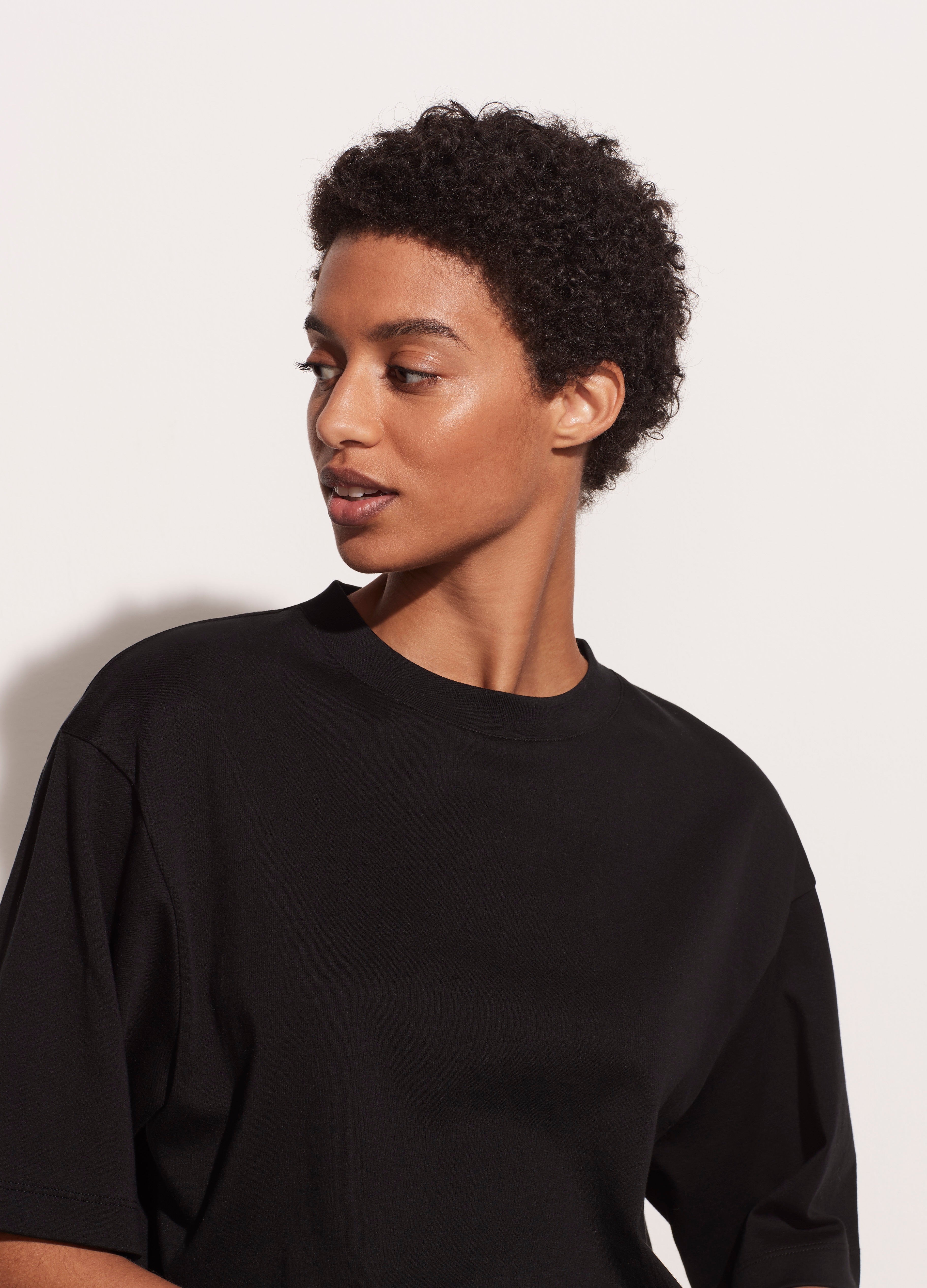 everyone vincent ロンT xl Vince - Wide Sleeve Crop Tee in Black – Blond Genius