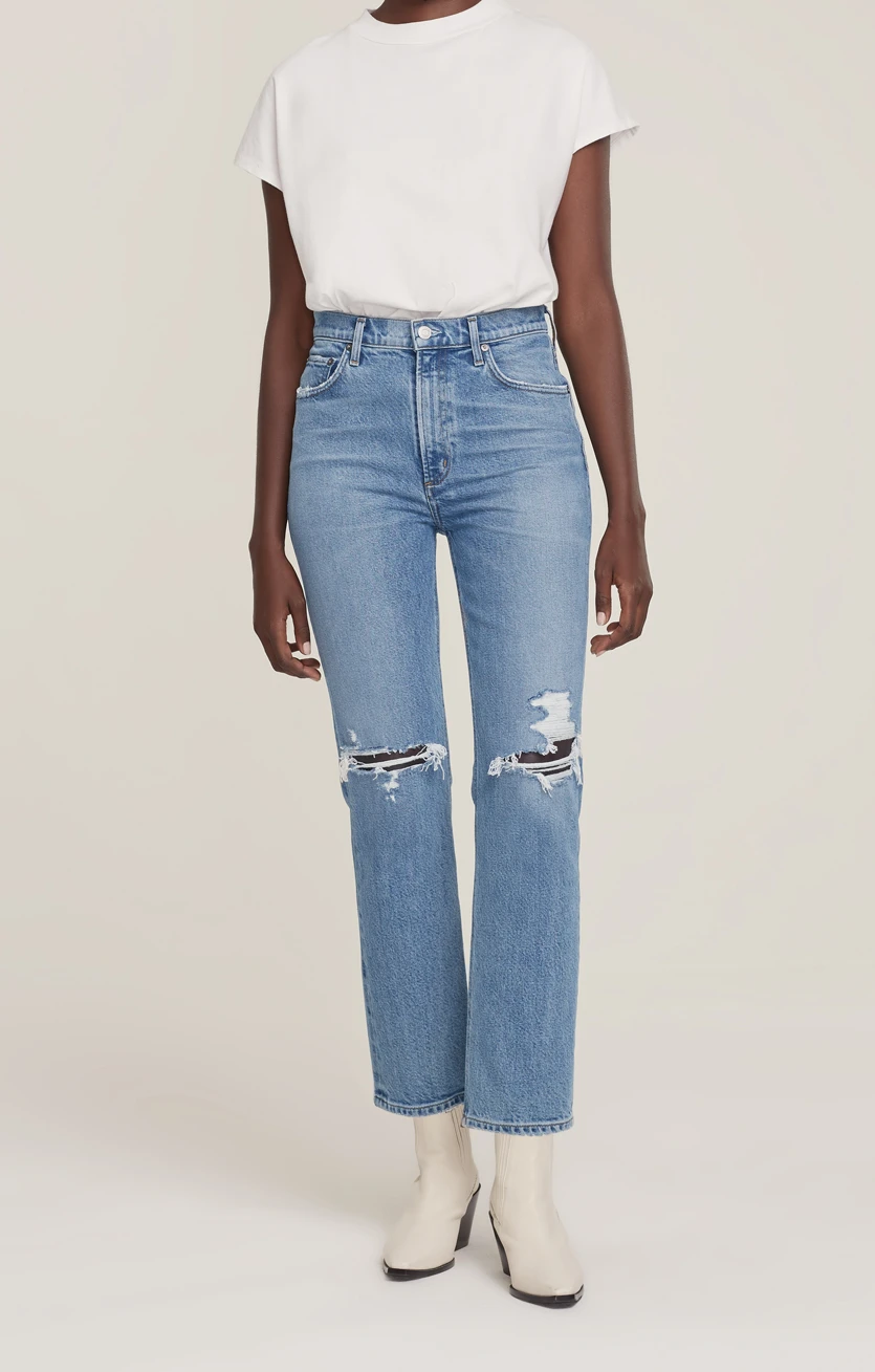 AGoldE Denim - Wilder Straight Leg Jean in Whiplash