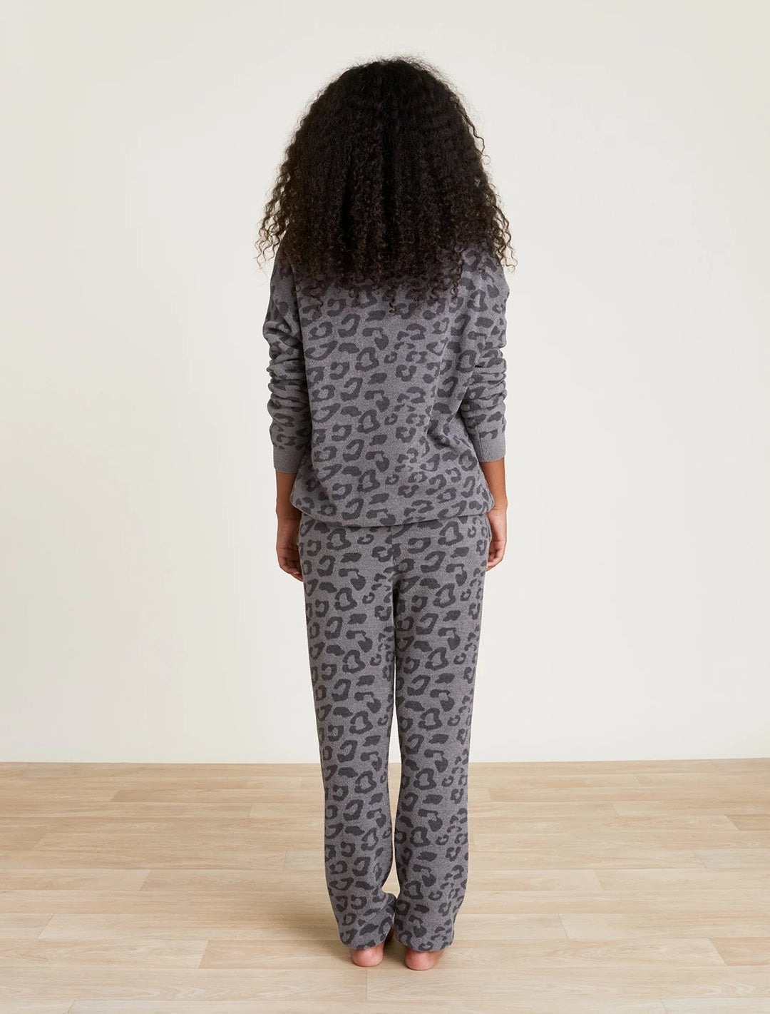 Barefoot Dreams - CozyChic Ultra Lite Barefoot in the Wild Track Pant in Graphite-Carbon