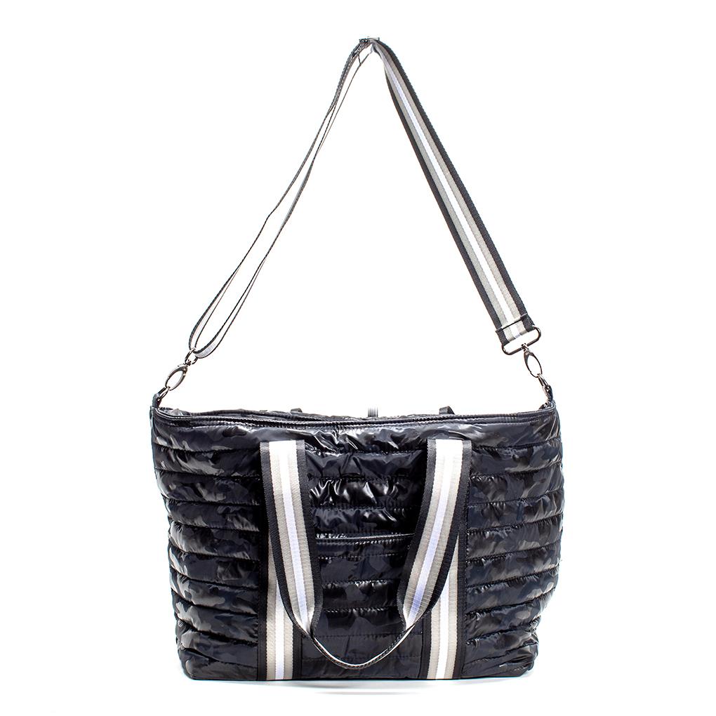 Think Royln - Wingman Shiny Camo Black Tote Bag