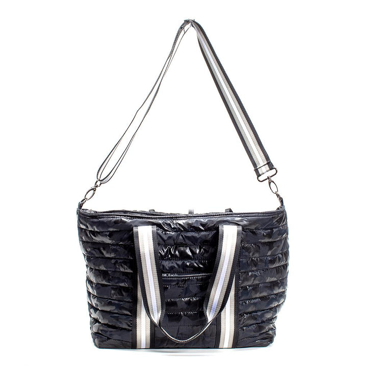 Think Royln - Wingman Shiny Camo Black Tote Bag
