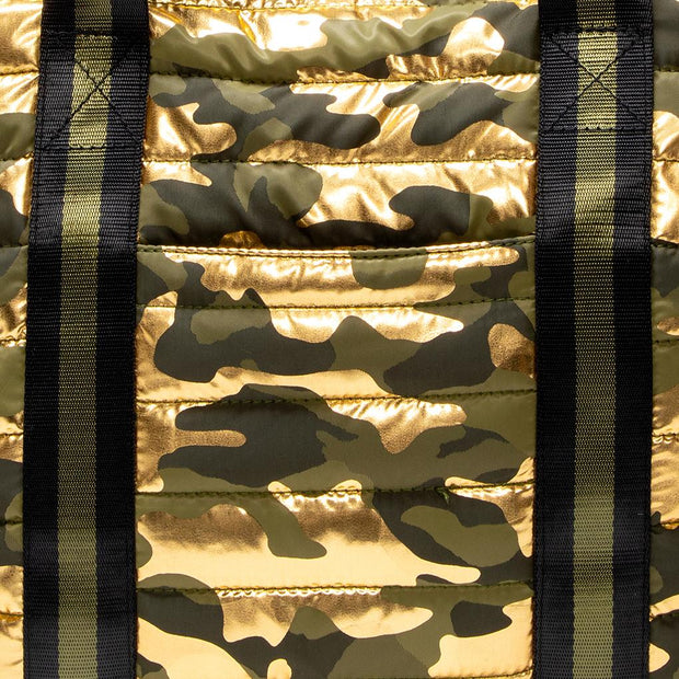 Think Royln - Wingman Shiny Camo Gold Tote Bag