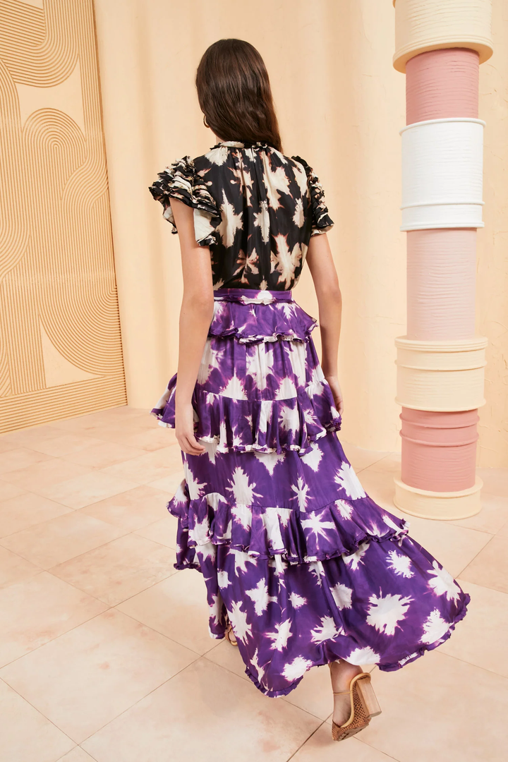 Ulla Johnson - Winona Skirt in Cassis Blur