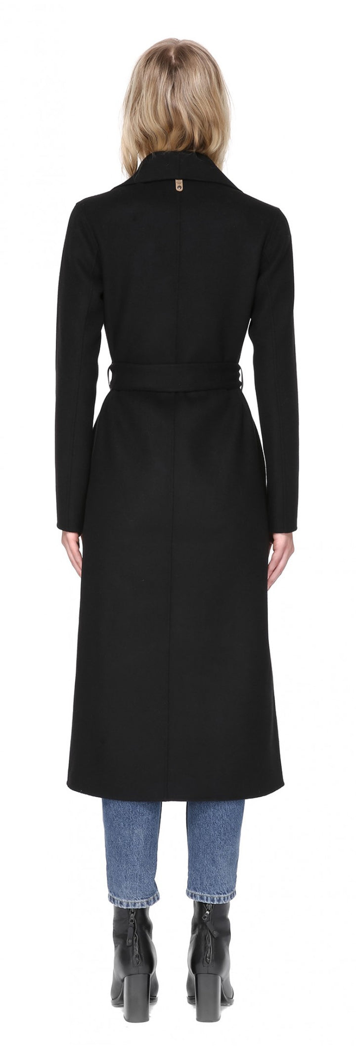 Mackage - Mai Long Coat + Belted Waist Black