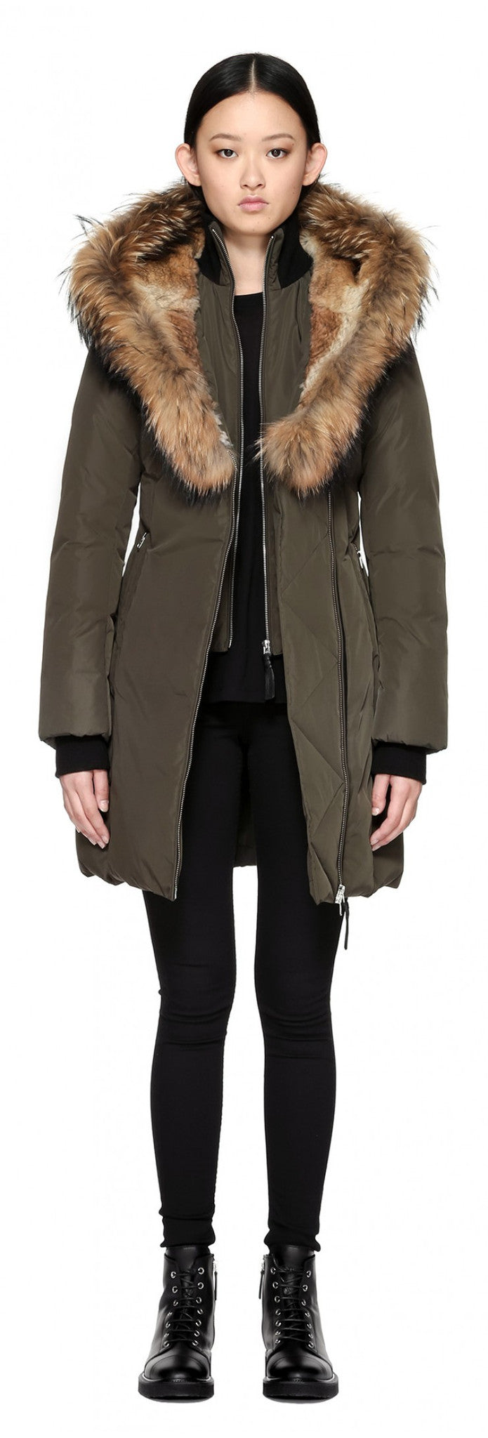 Mackage Mackage- Trish Coat Army at Blond Genius - 1
