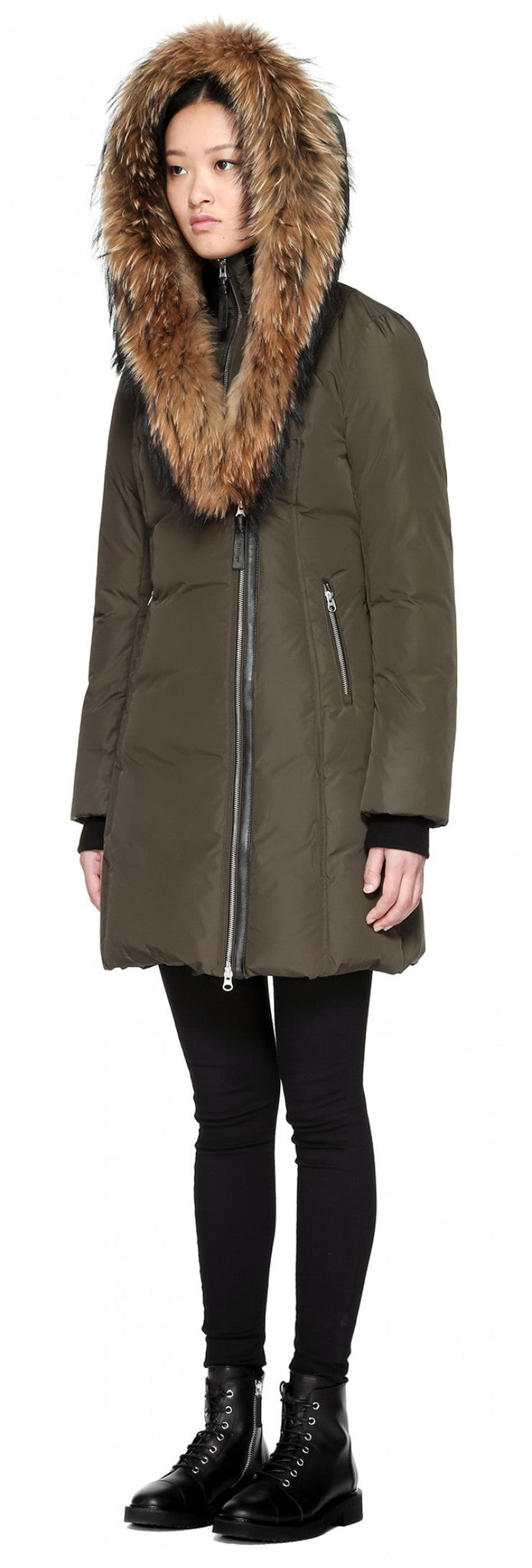 Mackage Mackage- Trish Coat Army at Blond Genius - 4